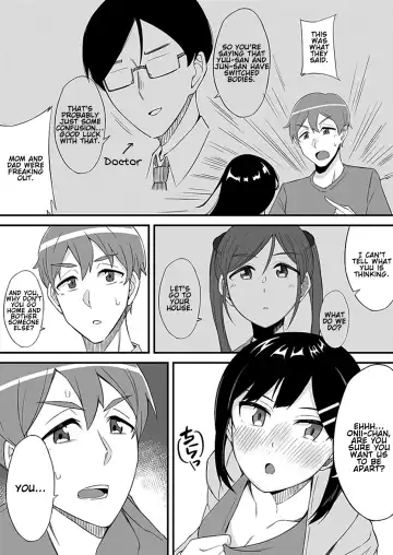[Ogawa Eru] "Imouto no Karada no Kanojo" to "Kanojo no Karada no Imouto", Docchi no Naka ga Kimochi Ii? Chapters 1-2 Fhentai - Page 38
