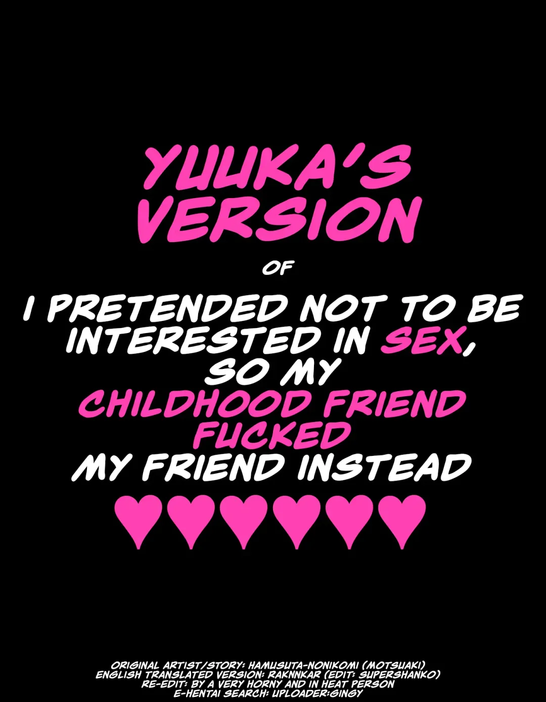 [Motsuaki] YUUKA'S VERSION of Because my childhood friend is not interested in sex, I fucked his friend instead (decensored) Fhentai - Page 3