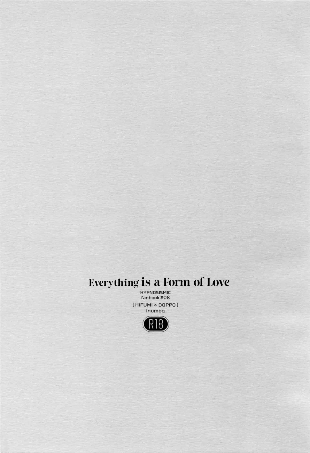 [Fujino - Marumo] Zenbu, Ai no Katachi | Everything is a Form of Love (decensored) Fhentai - Page 2