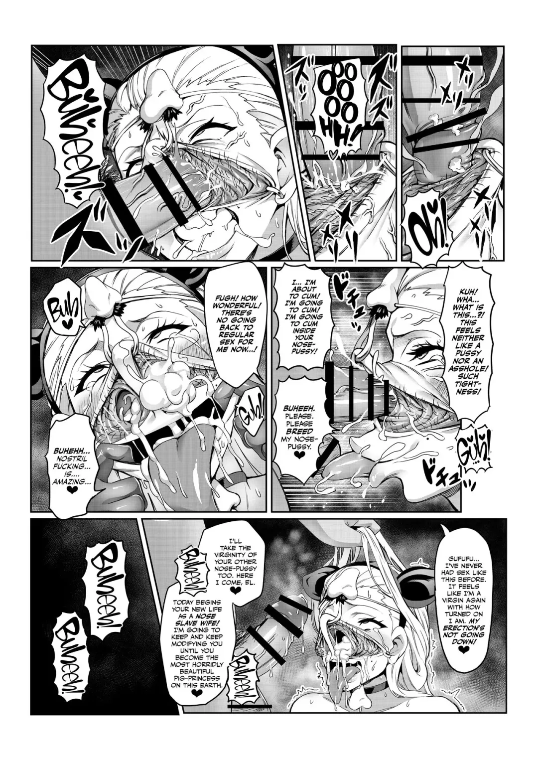 [Hatoba Akane] Birou Kishi Elnose ~Touma Senki Cecilia Gaiden~ | Nose Knight Elnose ~Demon Slaying Battle Princess Cecilia Side Story~ Fhentai - Page 12