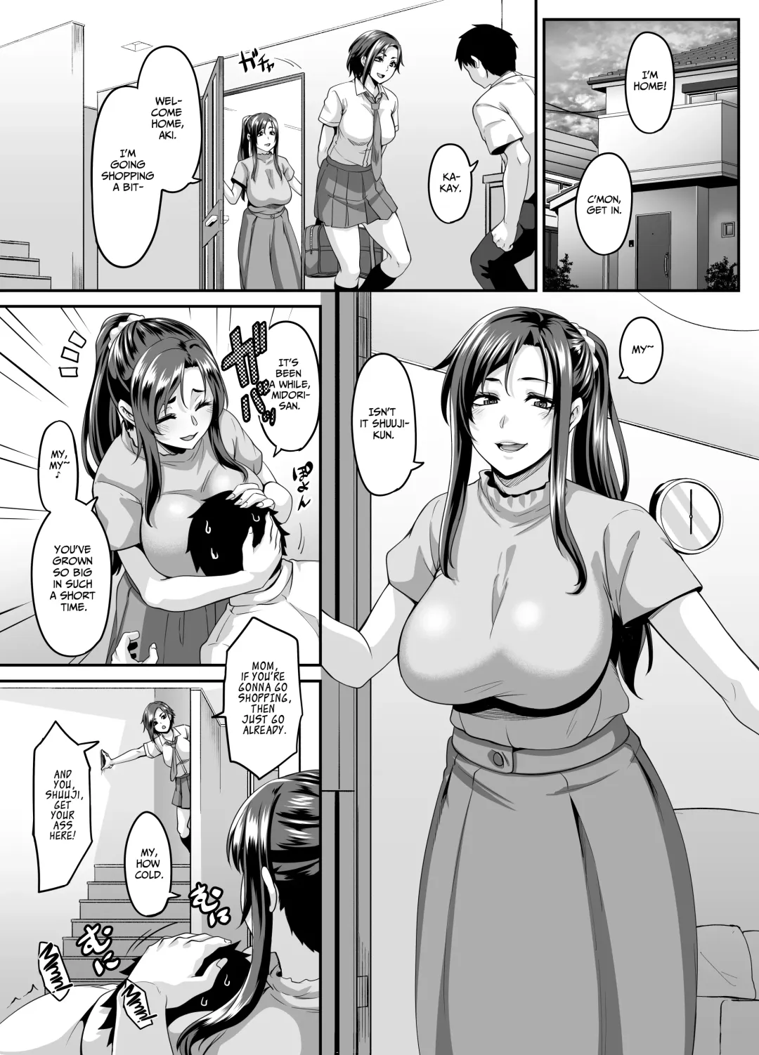 [Kazuhiro] Sukebe na Musume no Otoshikata Dosukebe na Oba-san ga Shikonde Ageru | A slutty old lady will tell how to make her slutty daughter fall for you Fhentai.net - Page 4