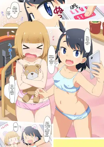 [Hiro Hiroki] Natsumi to Hina no Ecchi na Namahaishin Ganbaru zo! | Natsumi and Hina will do their best at their lewd live streaming! Fhentai.net - Page 4