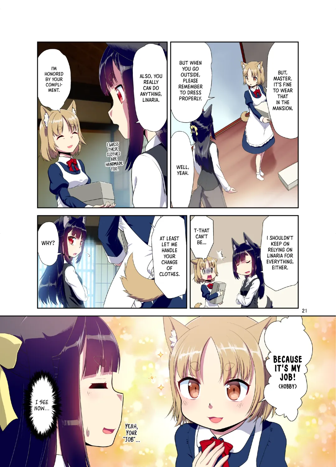 [Fumotono Mikoto] Me ga Sametara Kemomimi Shoujo ni Natteita Ohanashi | The Story of How When I Woke Up, I Had Become an Animal-Eared Girl Fhentai - Page 21