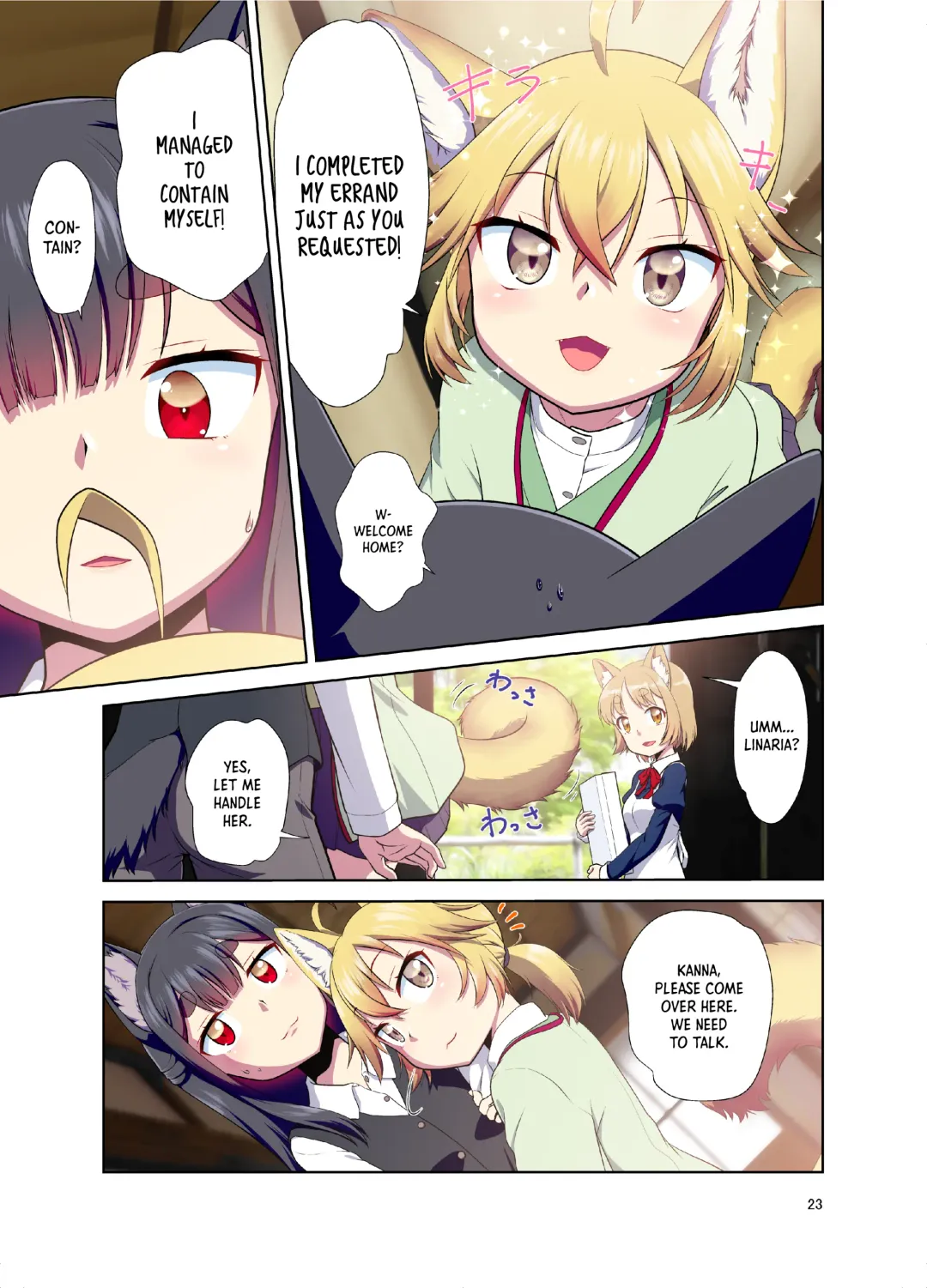 [Fumotono Mikoto] Me ga Sametara Kemomimi Shoujo ni Natteita Ohanashi | The Story of How When I Woke Up, I Had Become an Animal-Eared Girl Fhentai - Page 23