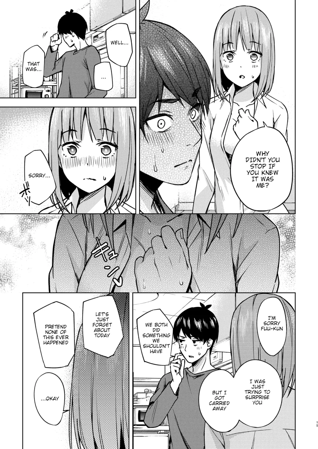 [Kozuki] Ichinengo no Itazura | Fooling Around, One Year Later Fhentai - Page 15