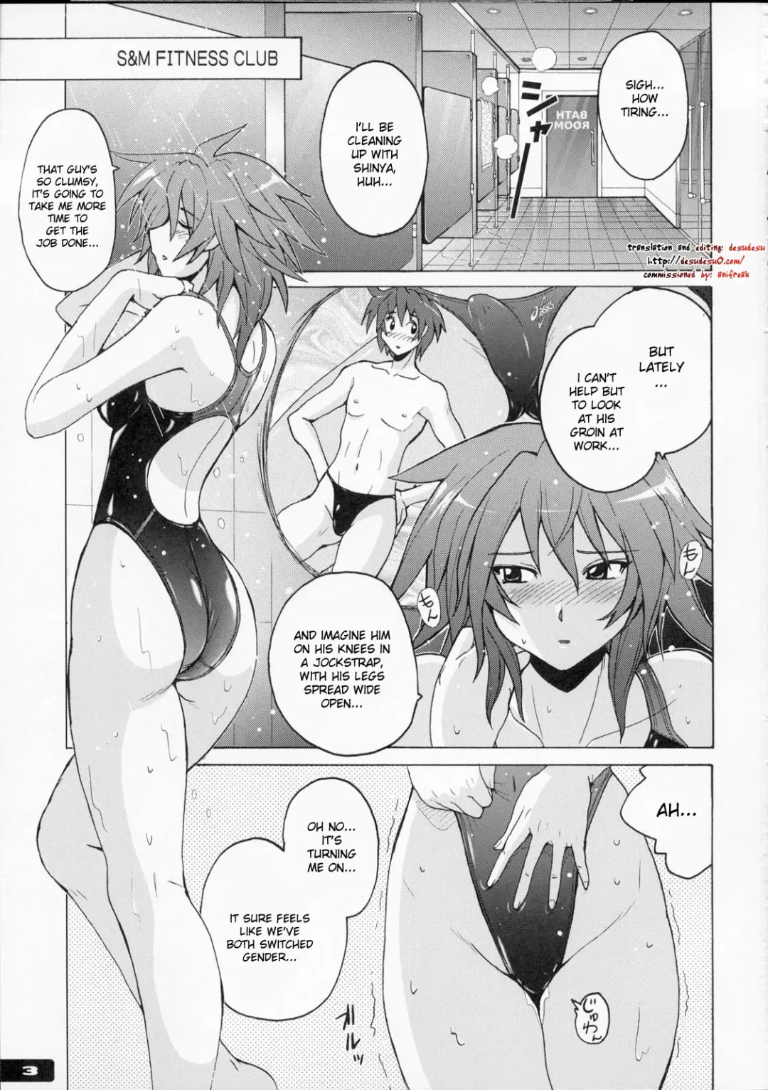 [Murasaki Nyaa] Pitapita Kyouei Mizugi   - for Competition swimsuit fetist & high cut bottoms fleaks 4 Fhentai - Page 2