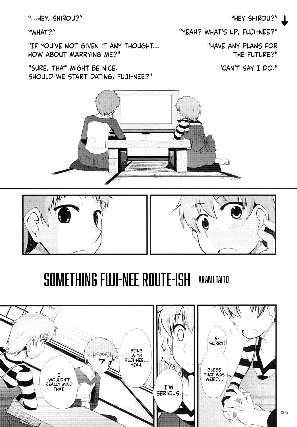 [Arami Taito] Fuji-nee Route-teki na Are | Something Fuji-nee Route-ish Fhentai - Page 6