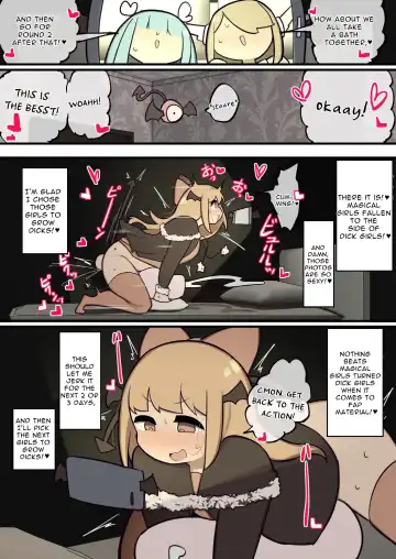 [Momomo - Momomo Gasshuukoku] Futanari Mahou Shoujo Chinchin Hayasareta node Fan no Onnanoko Tabechaima~su | Futanari Magical Girls ~Grow Dicks and Have Their Way With Their Fans~ Fhentai - Page 34