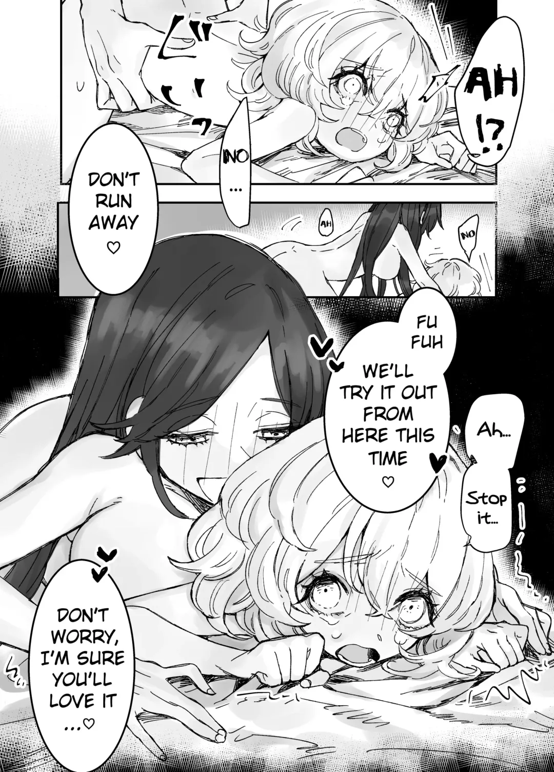 [Iwashimizuni] Skeb Request Manga | Futa Kidnaps Girl Fhentai.net - Page 15