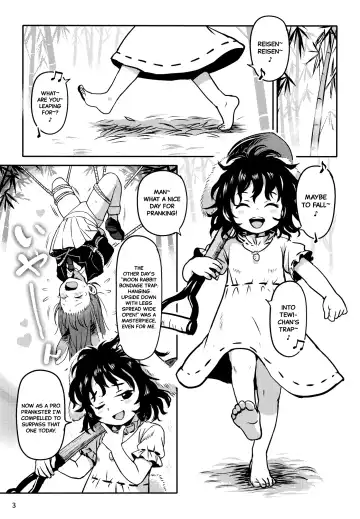 [Cock Robin] Lucky Rabbit Tewi-chan! Fhentai - Page 2