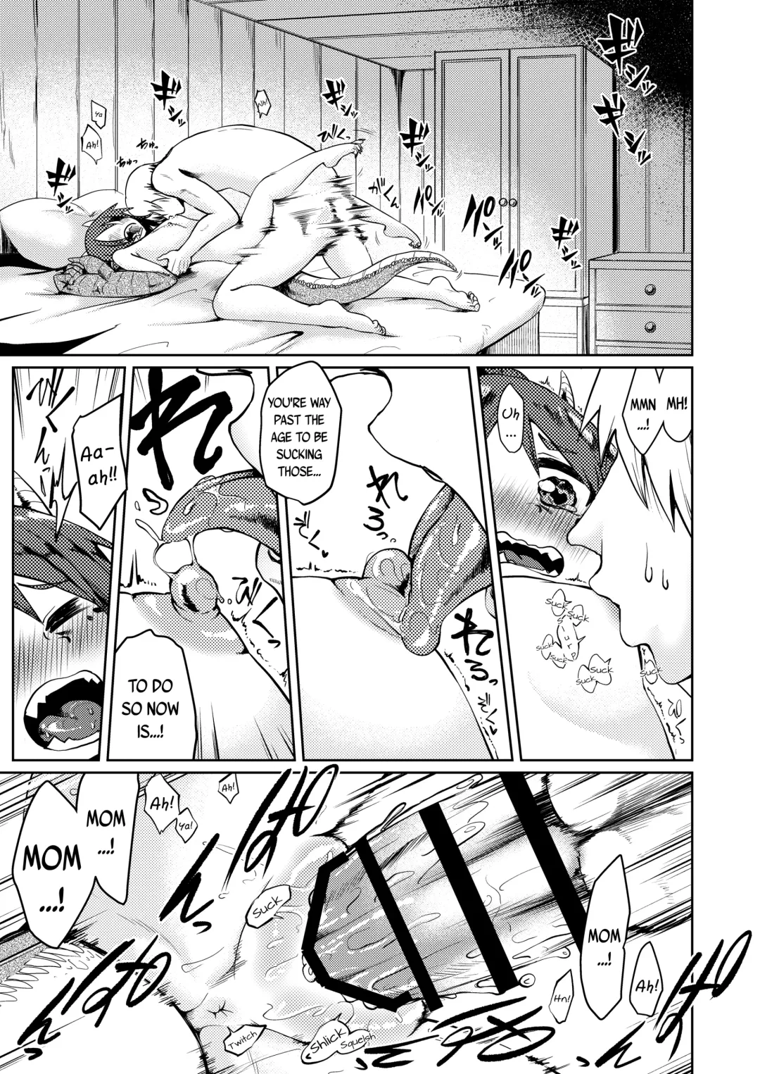 [Umiyamasoze] Ryuujin Kaa-san ga Suki Sugite | I Love My Dragonkin Mom Too Much Fhentai.net - Page 21