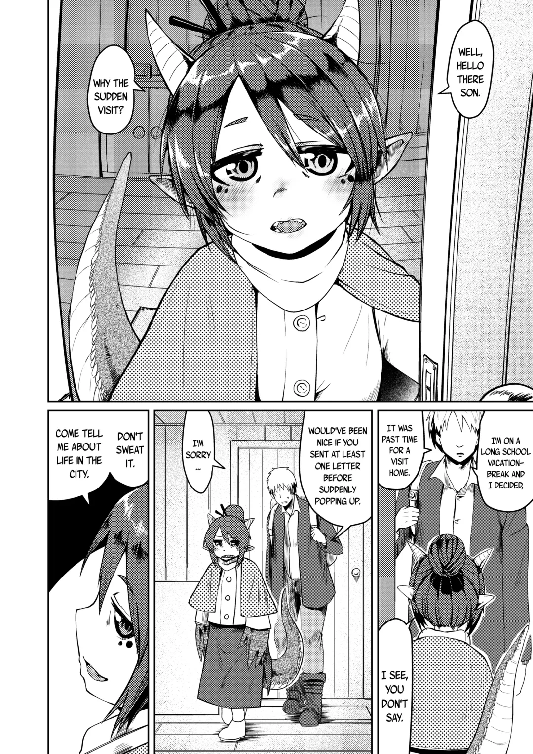 [Umiyamasoze] Ryuujin Kaa-san ga Suki Sugite | I Love My Dragonkin Mom Too Much Fhentai.net - Page 4