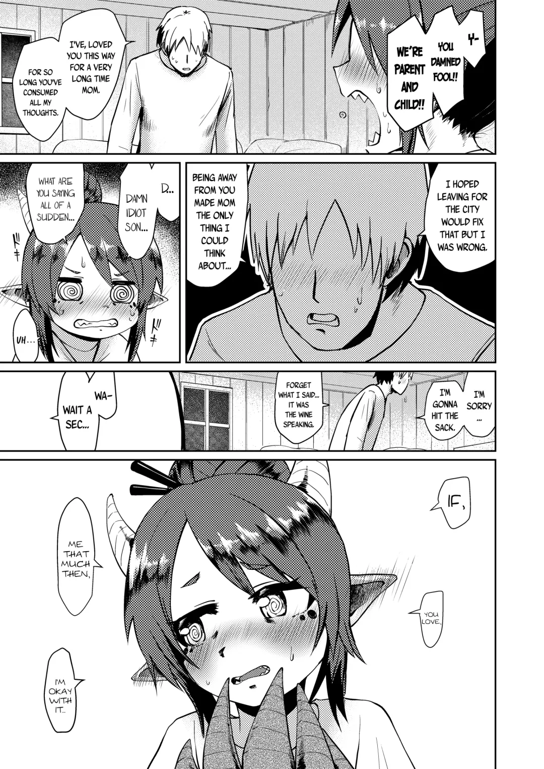 [Umiyamasoze] Ryuujin Kaa-san ga Suki Sugite | I Love My Dragonkin Mom Too Much Fhentai.net - Page 7