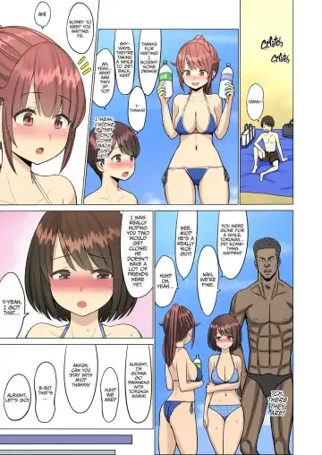 Suki Datta no ni... Natsu ~Osananajimi no Cheerleader ga Kokujin Ryuugakusei ni~ | But I Loved Her... Summer Chapter: My Cheerleader Friend Got Taken by a Foreign Student Fhentai - Page 46