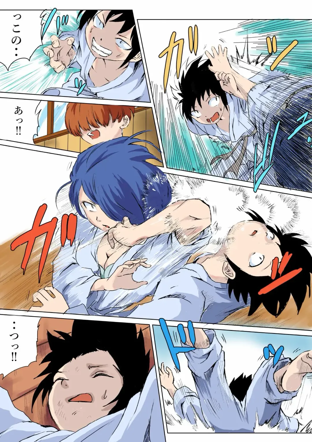 [Cross K] Tsuyoki na Onna ga Toshishita Gaki no Chinpo de Mesu Ochi Fhentai - Page 3