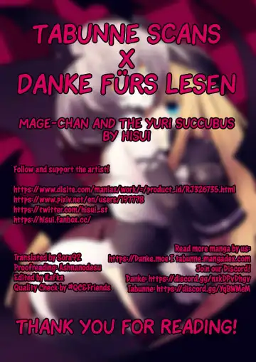 [Hisui] Yuri Succubus no Oshigoto | Mage-chan and the Yuri Succubus <3 Fhentai - Page 19