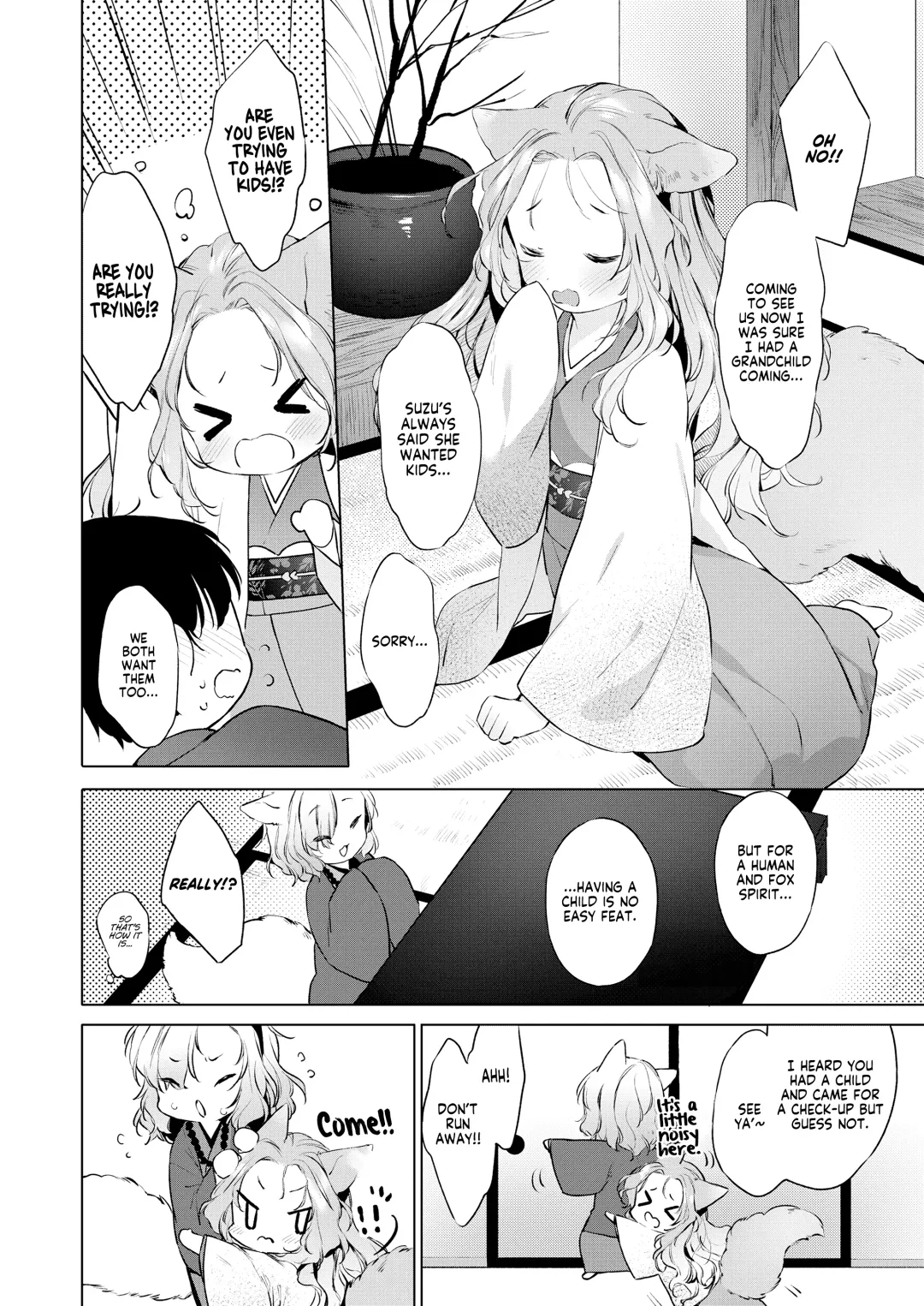 [Mutou Mato] Yowai 200 Chai Okitsune-chan to Oshidori Fuufu Seikatsu. Dai 4 Wa | 200 Year Old Fox Girl and Her Happily Married Life. Part 4 Fhentai - Page 4