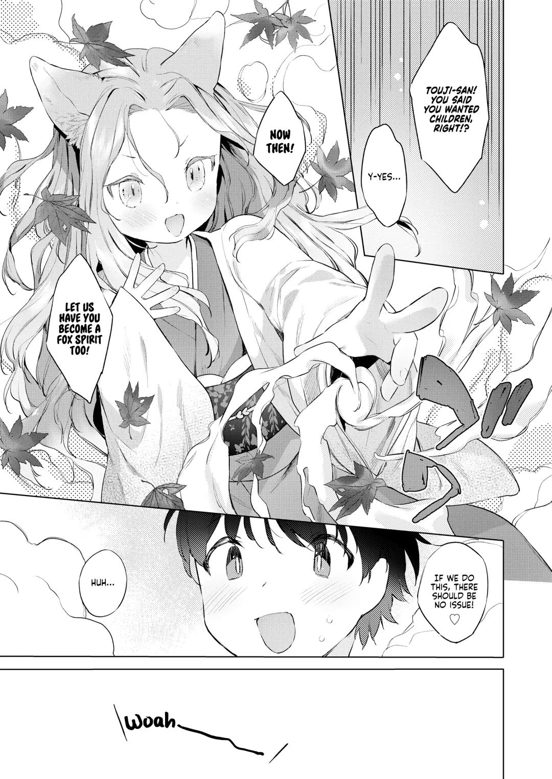 [Mutou Mato] Yowai 200 Chai Okitsune-chan to Oshidori Fuufu Seikatsu. Dai 4 Wa | 200 Year Old Fox Girl and Her Happily Married Life. Part 4 Fhentai - Page 5