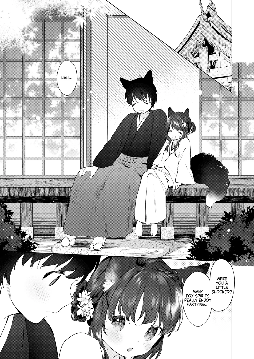 [Mutou Mato] Yowai 200 Chai Okitsune-chan to Oshidori Fuufu Seikatsu. Dai 4 Wa | 200 Year Old Fox Girl and Her Happily Married Life. Part 4 Fhentai - Page 9