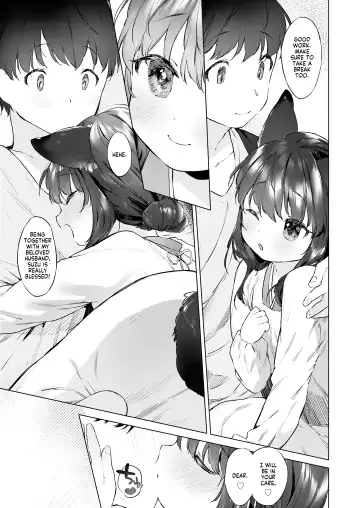 [Mutou Mato] Yowai 200 Chai Okitsune-chan to Oshidori Fuufu Seikatsu. Dai 4 Wa | 200 Year Old Fox Girl and Her Happily Married Life. Part 4 Fhentai - Page 33