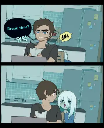 [Sparrowl] Wholesome diligent husband x Lewd sleepy Snake wife Fhentai - Page 13