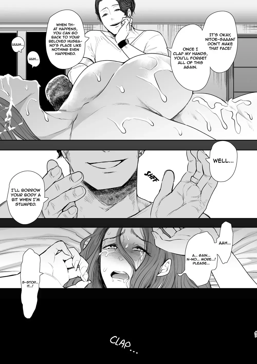 [Shomu] A Stroy of The Time I Hypnotized And Ntr'ed The Milf Next Door | Tonari No Hitozuma Ga Saimin O Kakerarete Netorareta Hanashi Fhentai - Page 46