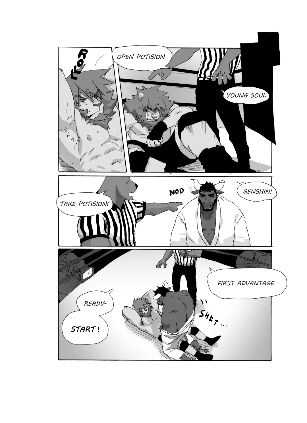 [Nomifuki] Bear Hug Battle (Vol. 4) - Genshin vs YoungSoul Fhentai.net - Page 12