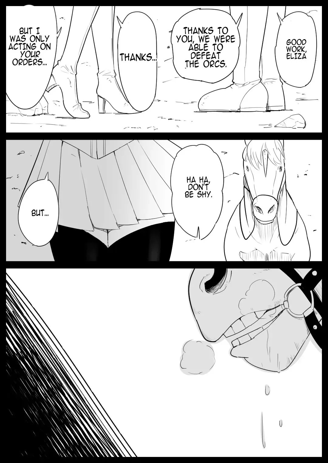 [Freya] Aiba ni Hamerareta Onna Kishi | Female knight who fucked by her own steed Fhentai.net - Page 6