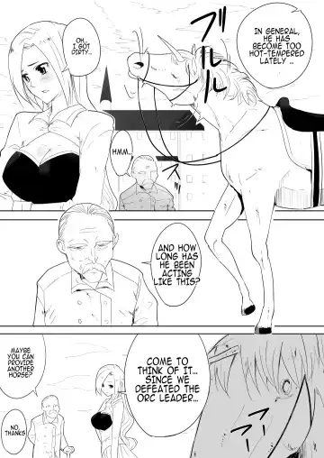 [Freya] Aiba ni Hamerareta Onna Kishi | Female knight who fucked by her own steed Fhentai.net - Page 8