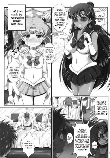 [Tempo Gensui] Sailor AV Kikaku ~JS 3-ningumi ni Shutsuen Koushou!! Classmate no Me no Mae de Gachinko Kozukuri SEX!?~ Fhentai - Page 14