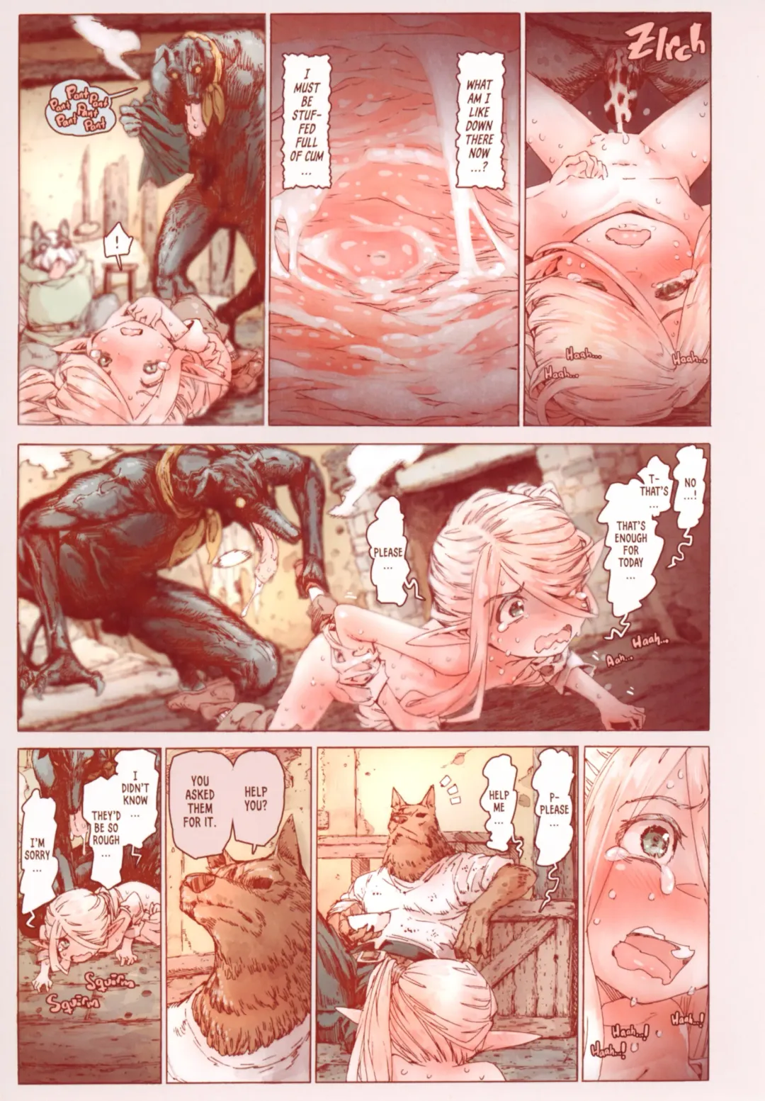 [Kyaradain] Chiisana Elf to Yaban na Juujin | The Little Elf and the Savage Beastmen (decensored) Fhentai - Page 22