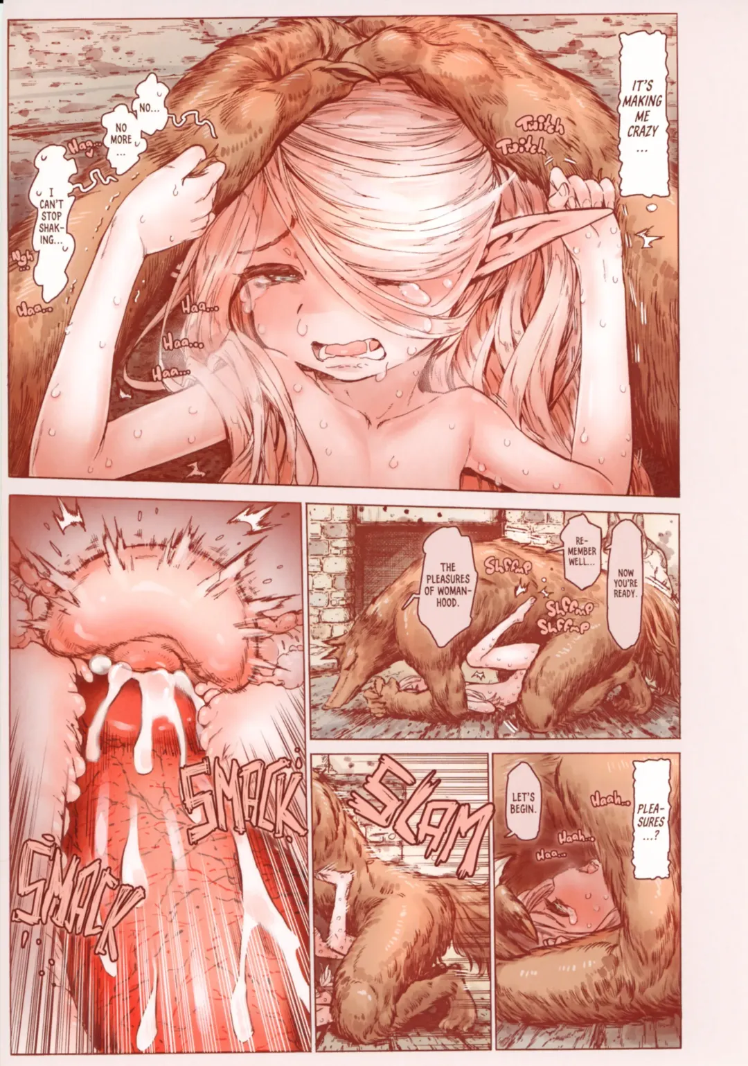 [Kyaradain] Chiisana Elf to Yaban na Juujin | The Little Elf and the Savage Beastmen (decensored) Fhentai - Page 28