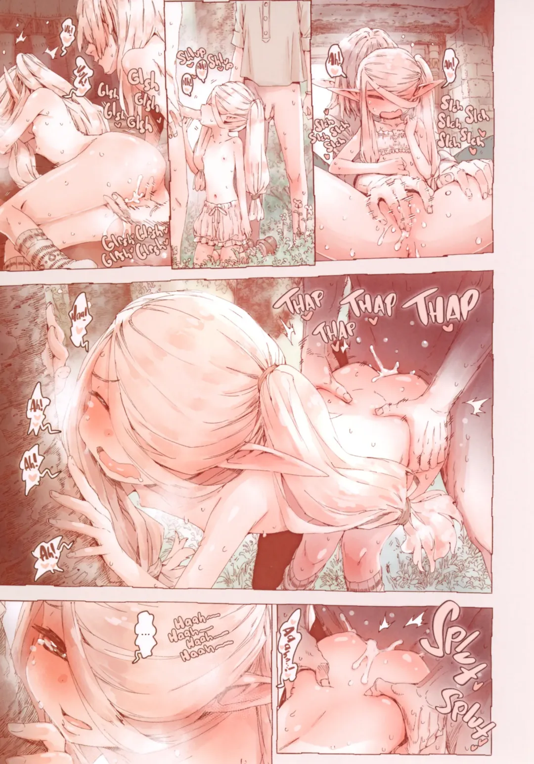 [Kyaradain] Chiisana Elf to Yaban na Juujin | The Little Elf and the Savage Beastmen (decensored) Fhentai - Page 4