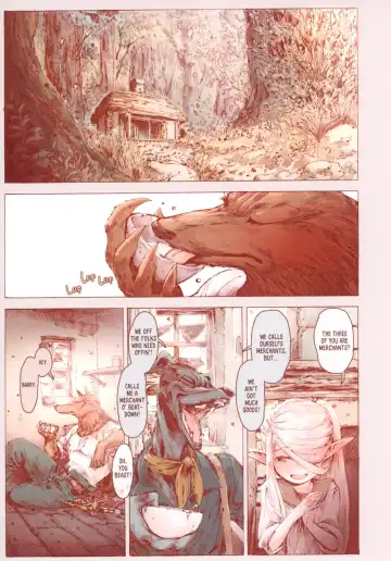 [Kyaradain] Chiisana Elf to Yaban na Juujin | The Little Elf and the Savage Beastmen (decensored) Fhentai.net - Page 12