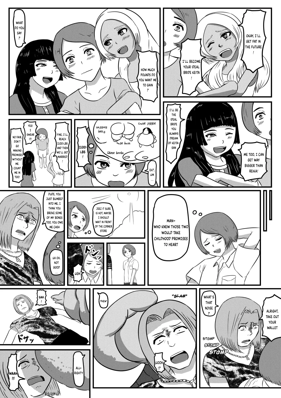 [Huurin Kazan] The Promise To Reach 1000Lbs - English Fhentai - Page 5