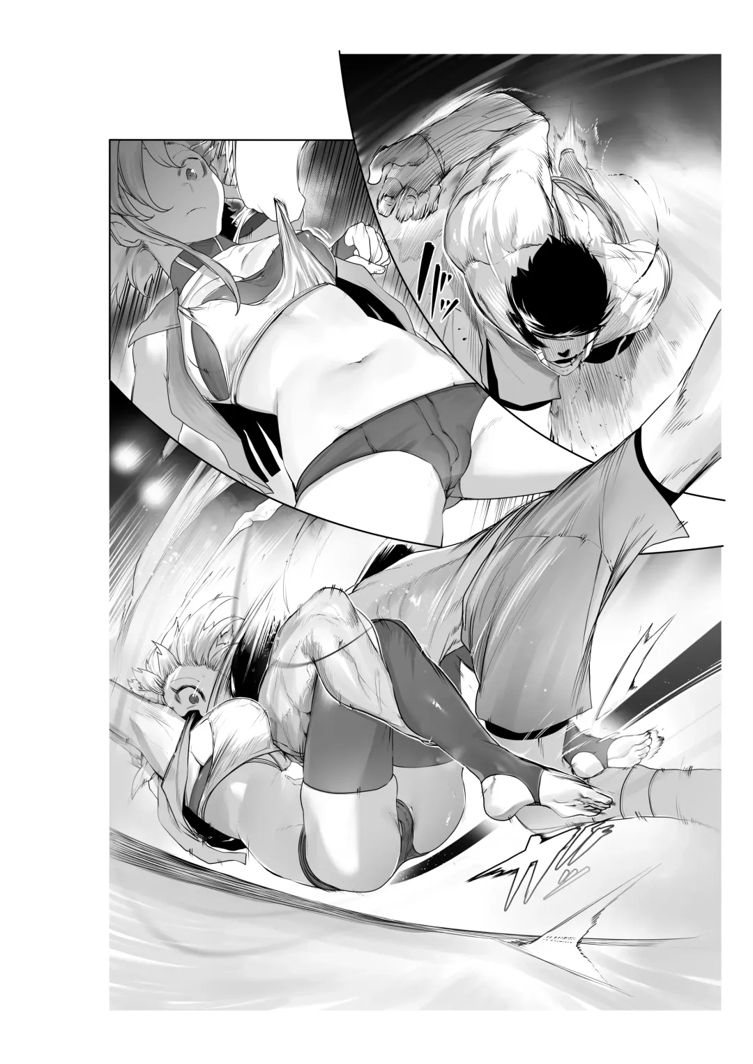 [Niwarhythm] Kakutou Rape -Saikyou Shoujo Touka ga Okasareta Hi- | Battle Rape -Touka the Undefeated's Day of Humiliation- Fhentai - Page 15
