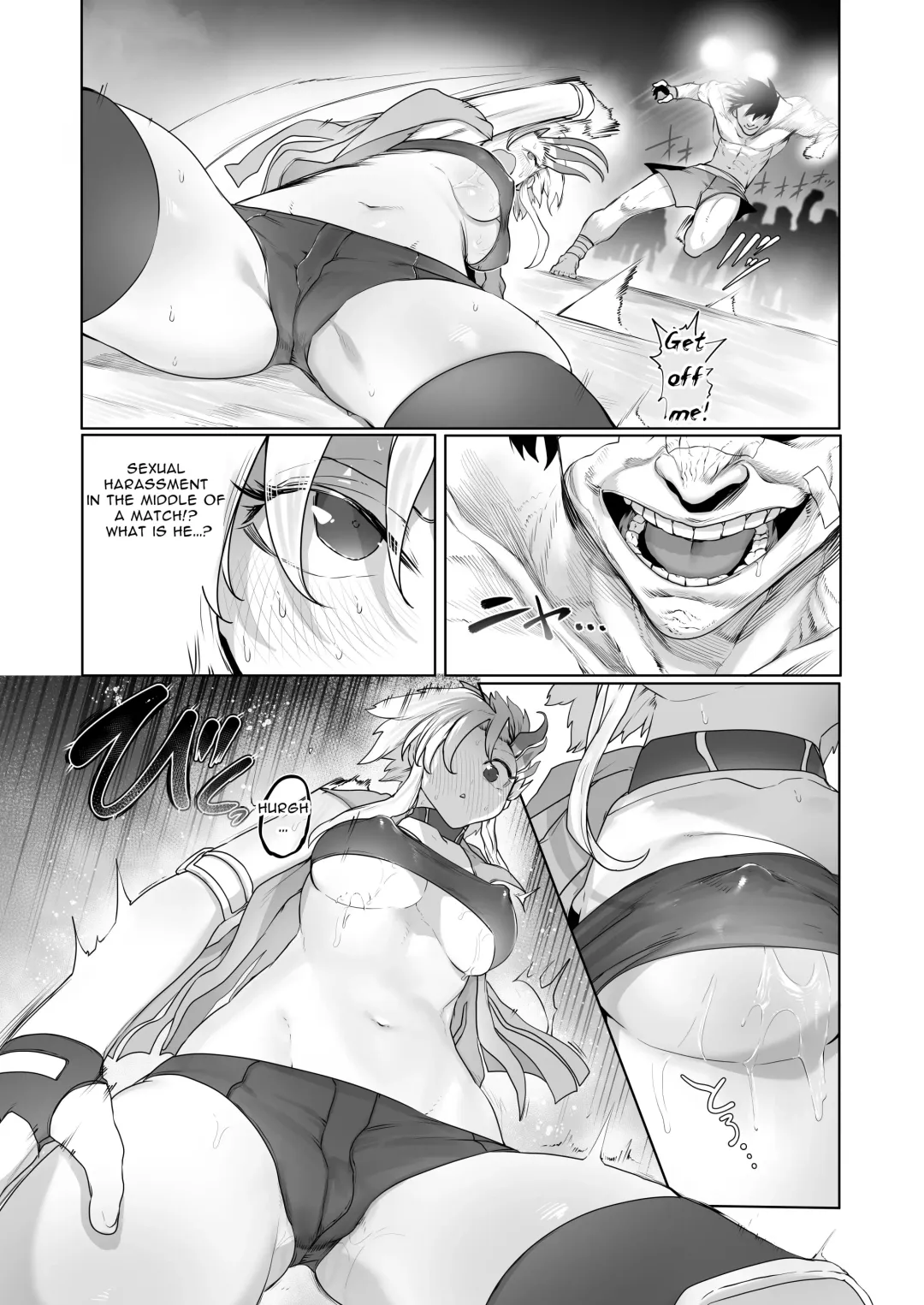 [Niwarhythm] Kakutou Rape -Saikyou Shoujo Touka ga Okasareta Hi- | Battle Rape -Touka the Undefeated's Day of Humiliation- Fhentai - Page 17