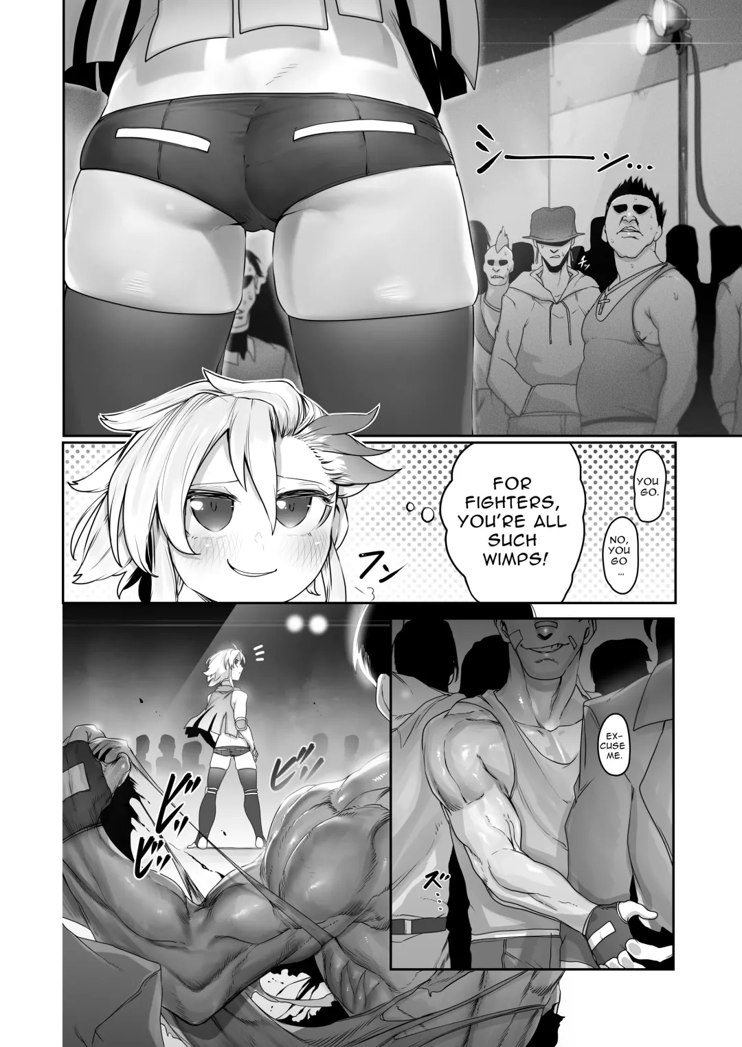 [Niwarhythm] Kakutou Rape -Saikyou Shoujo Touka ga Okasareta Hi- | Battle Rape -Touka the Undefeated's Day of Humiliation- Fhentai - Page 5