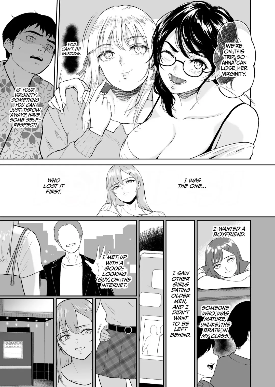[Bifidus] Shojo o chirasu heya 〜 kimōta no boku ga kurasu no gyaru-tachi no shojo sōshitsu ni tsukiau koto ni natta kudan 〜 Fhentai - Page 9