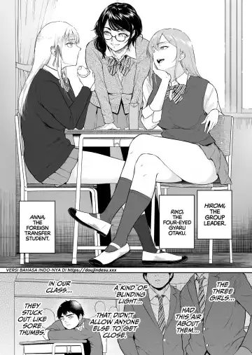 [Bifidus] Shojo o chirasu heya 〜 kimōta no boku ga kurasu no gyaru-tachi no shojo sōshitsu ni tsukiau koto ni natta kudan 〜 Fhentai - Page 3