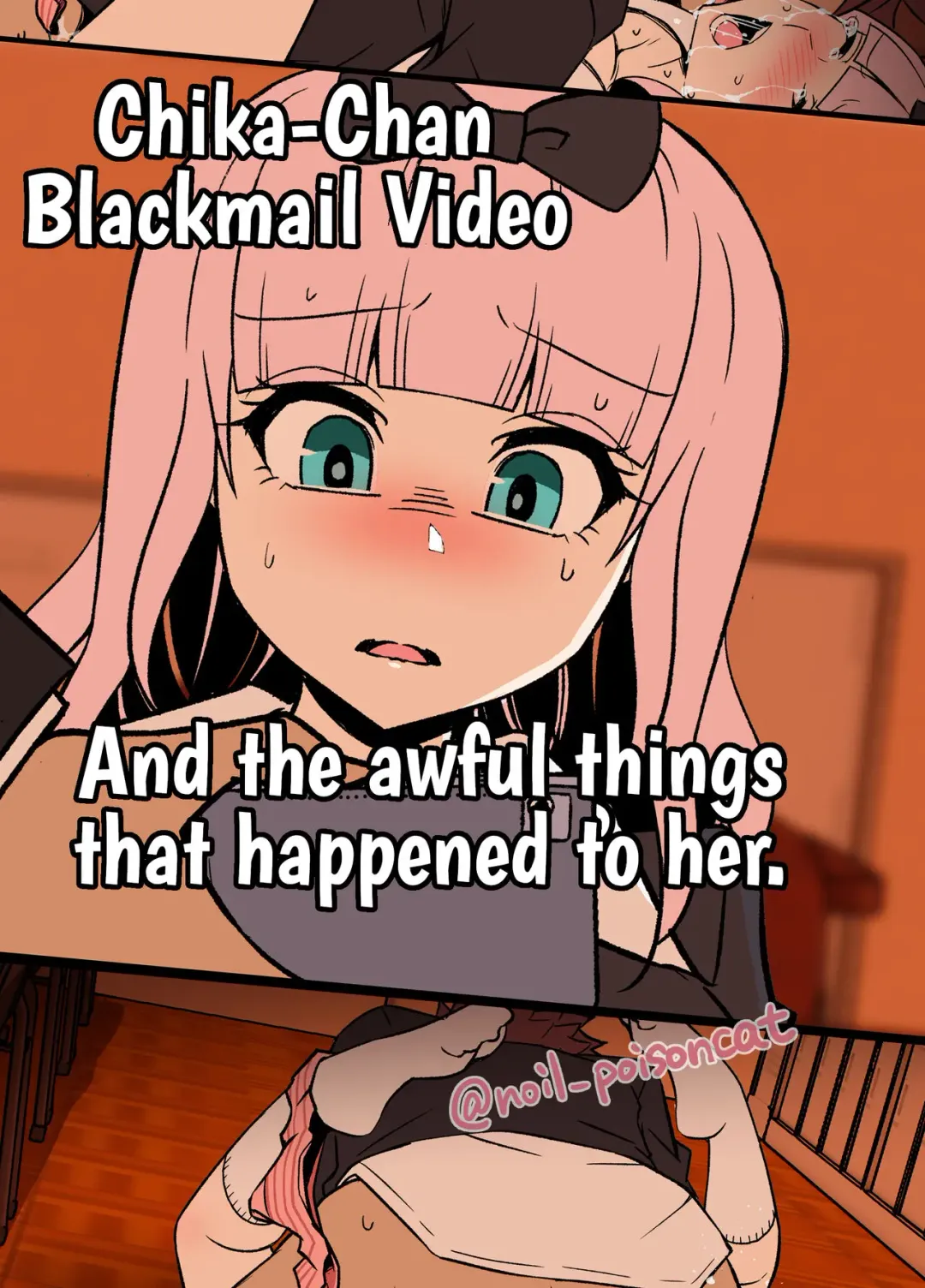[Dokuneko Noil] Chika-chan o Douga de Odoshite Warui Koto o Suru Hanashi | Chika-Chan Blackmail Video And the awful things that happend to her. Fhentai - Page 1