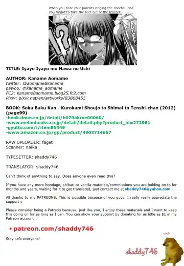 [Kaname Aomame] Iyayo Iyayo mo Nawa no Uchi? Fhentai - Page 21