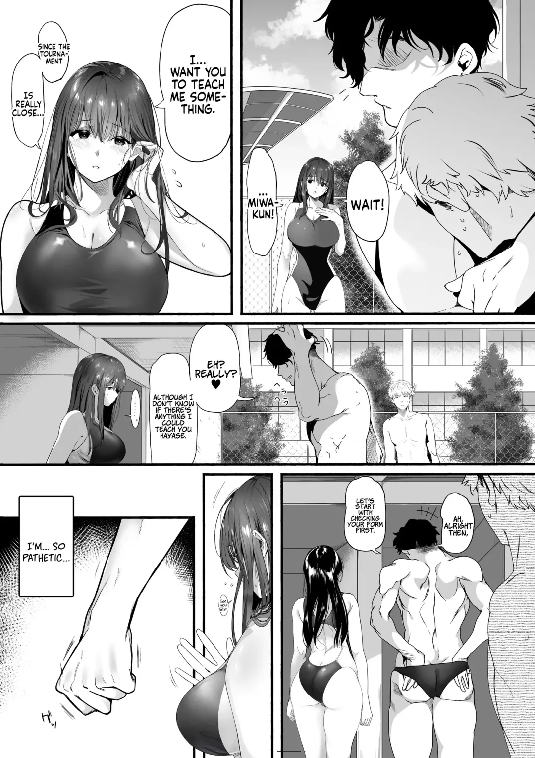 [Marushin] Suieibu no Seisokei Osananajimi ga DQN ni Moteasobareru Ichibushijuu | The Whole Story of My Neat Childhood Friend in the Swimming Club Being Toyed With by a Dumbass Fhentai - Page 8