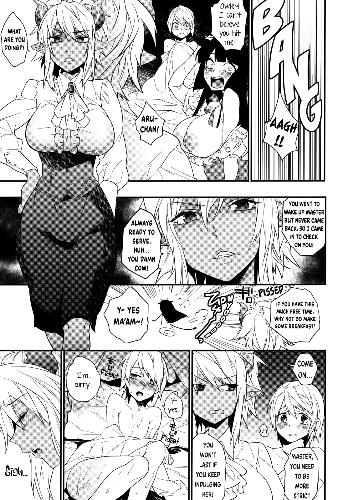 [Makuro] Goshujin-sama wa Meshitukai ga Osuki? - Master is liked Servant? | Does Master Like His Servants? Fhentai - Page 8
