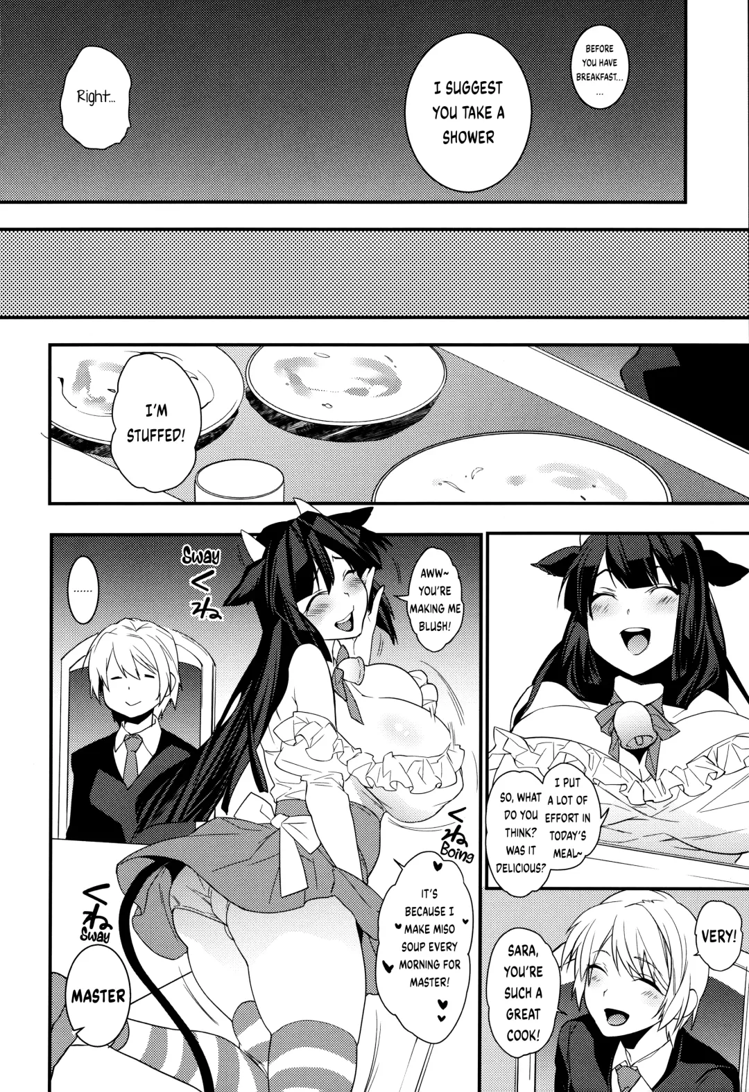 [Makuro] Goshujin-sama wa Meshitukai ga Osuki? - Master is liked Servant? | Does Master Like His Servants? Fhentai - Page 9