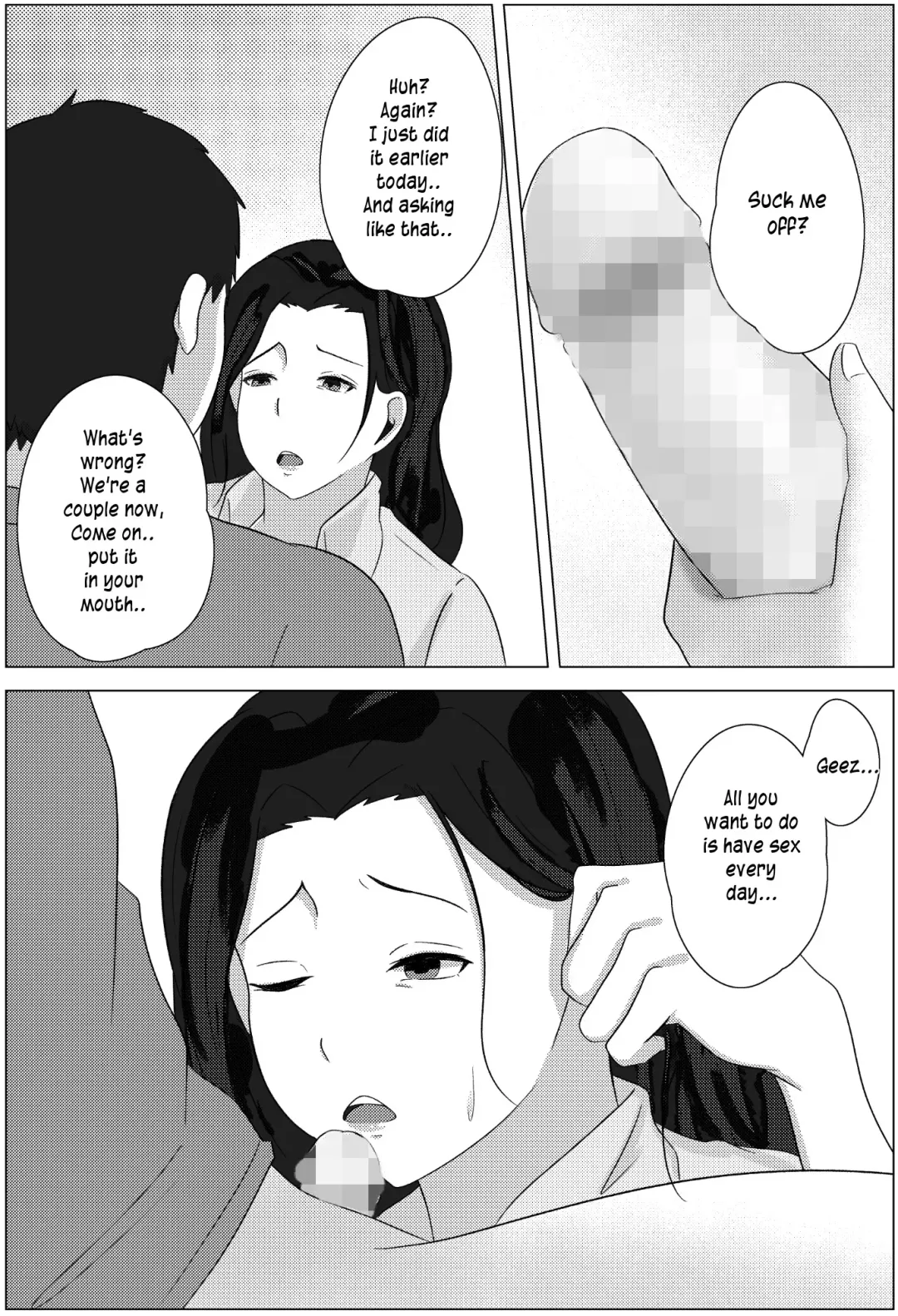 Yobai kara Hajimaru Haha to Musuko no Fuufu Seikatsu | Late night visit leads mother and son to marital relations Fhentai.net - Page 36