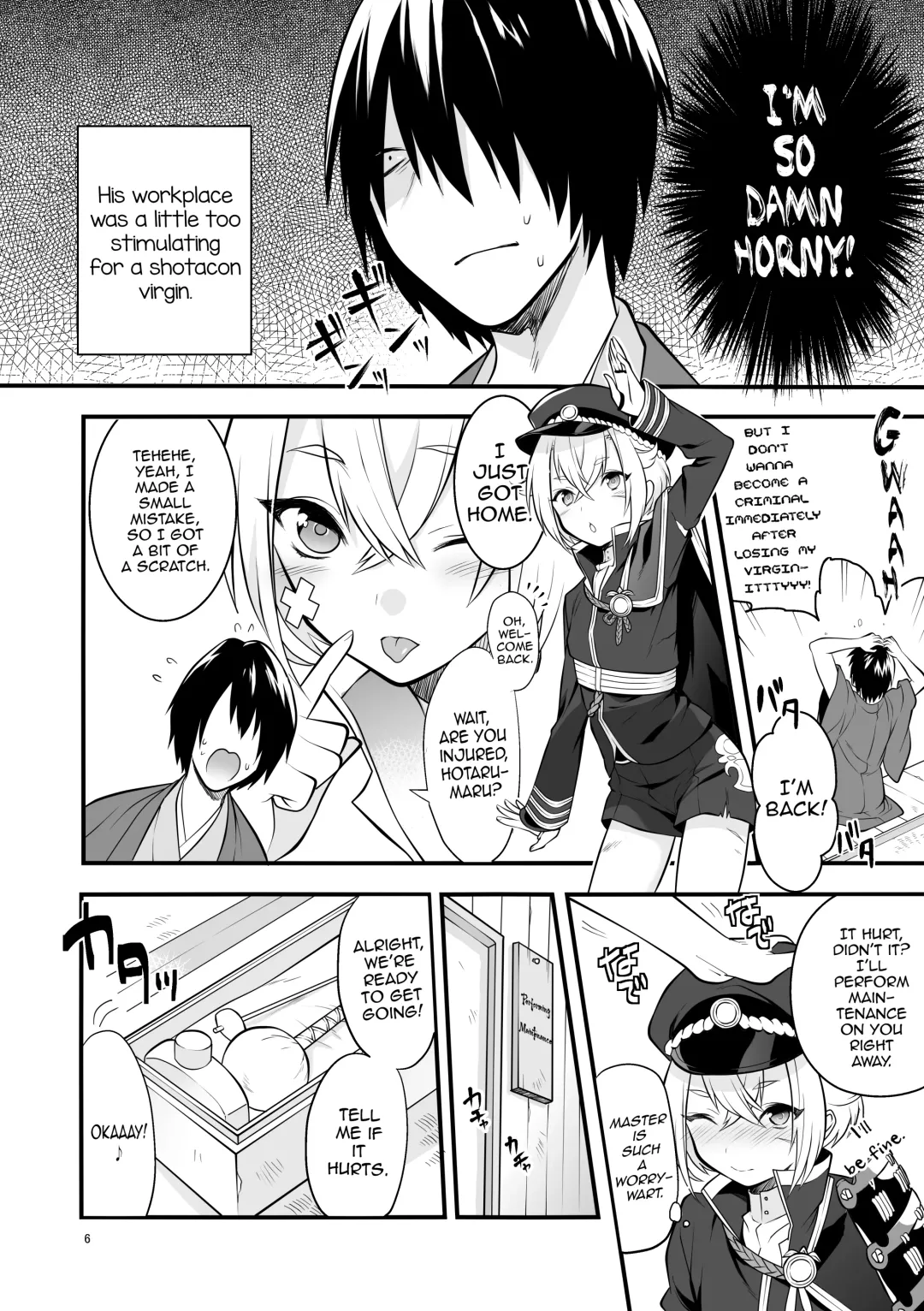 [Morikoke] Hajimete no Hotarumaru Fhentai - Page 7