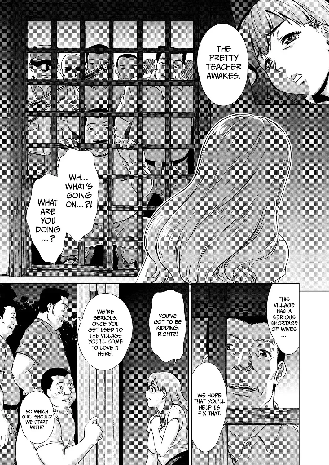 [Shinogi A-suke] Ryoshuu no Mura | Village of Prisoners Ch. 1-2 Fhentai.net - Page 16