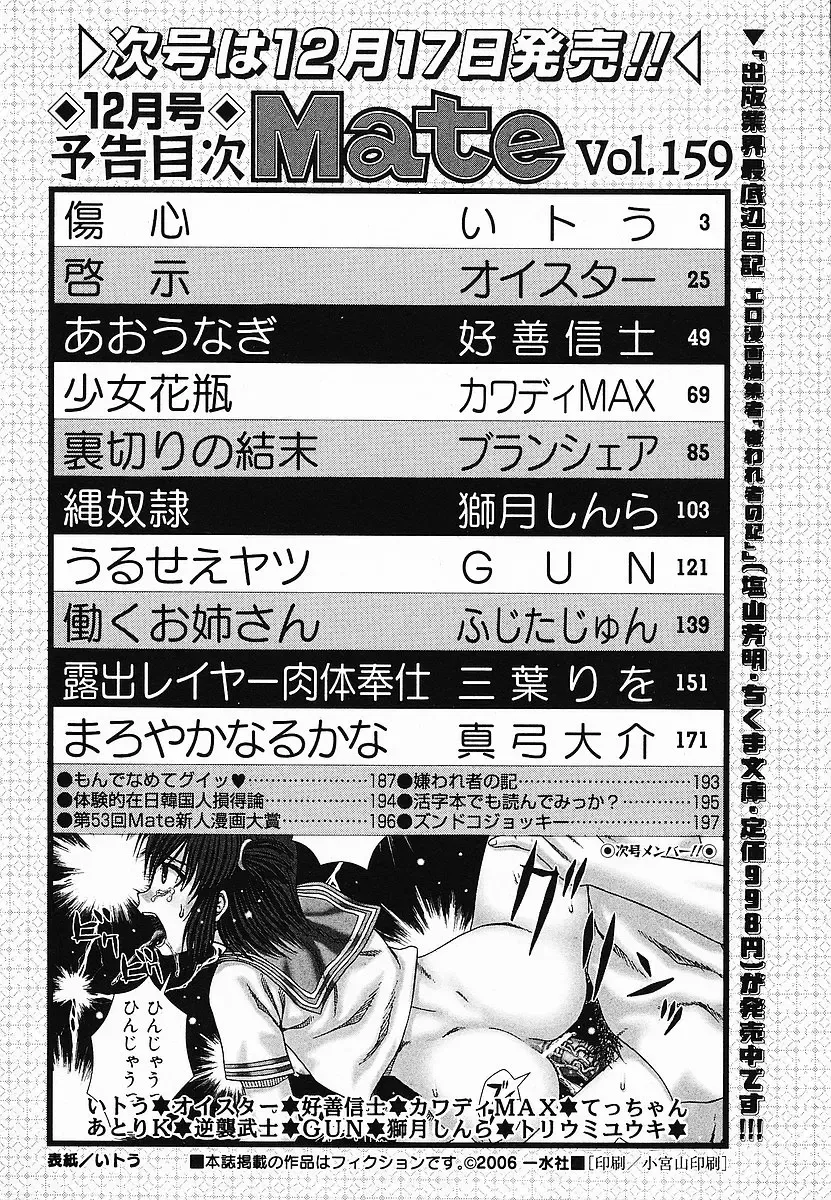 COMIC Mate 2006-12 Fhentai - Page 202