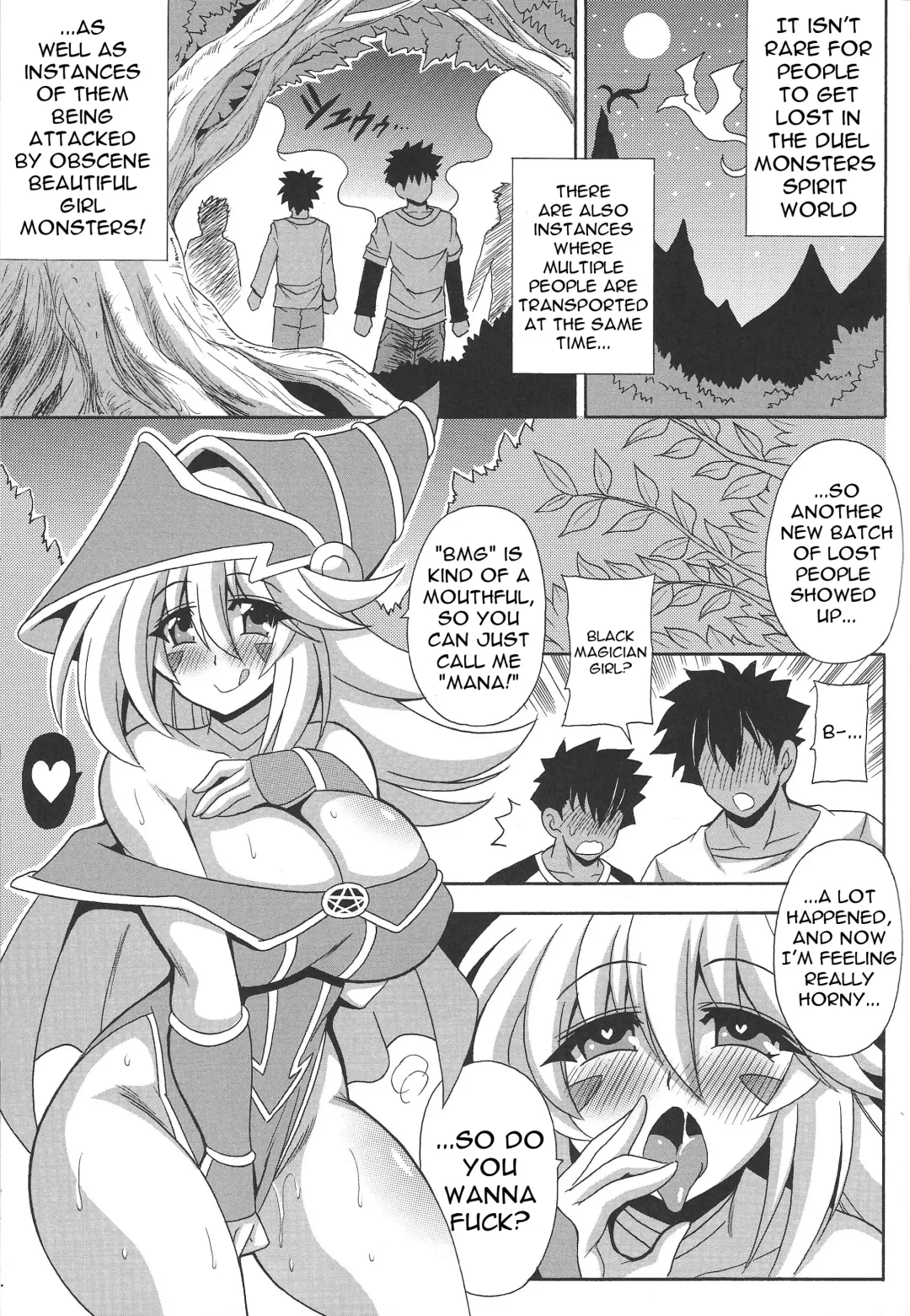 [Oujano Kaze] BMG to Pakopako Shiyou | Having Sex With Dark Magician Girl Fhentai - Page 3